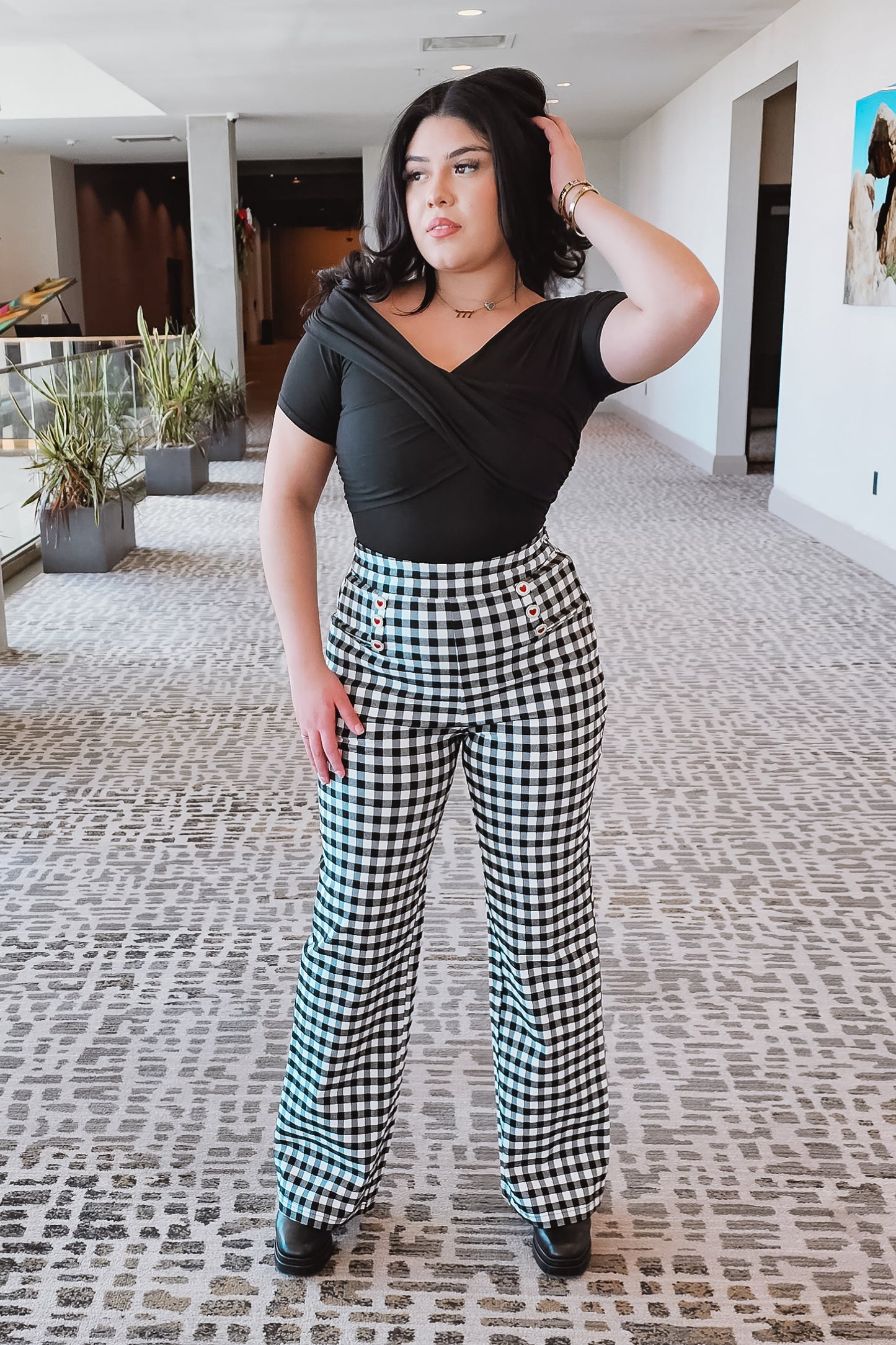 UV Sailor Gingham Pants