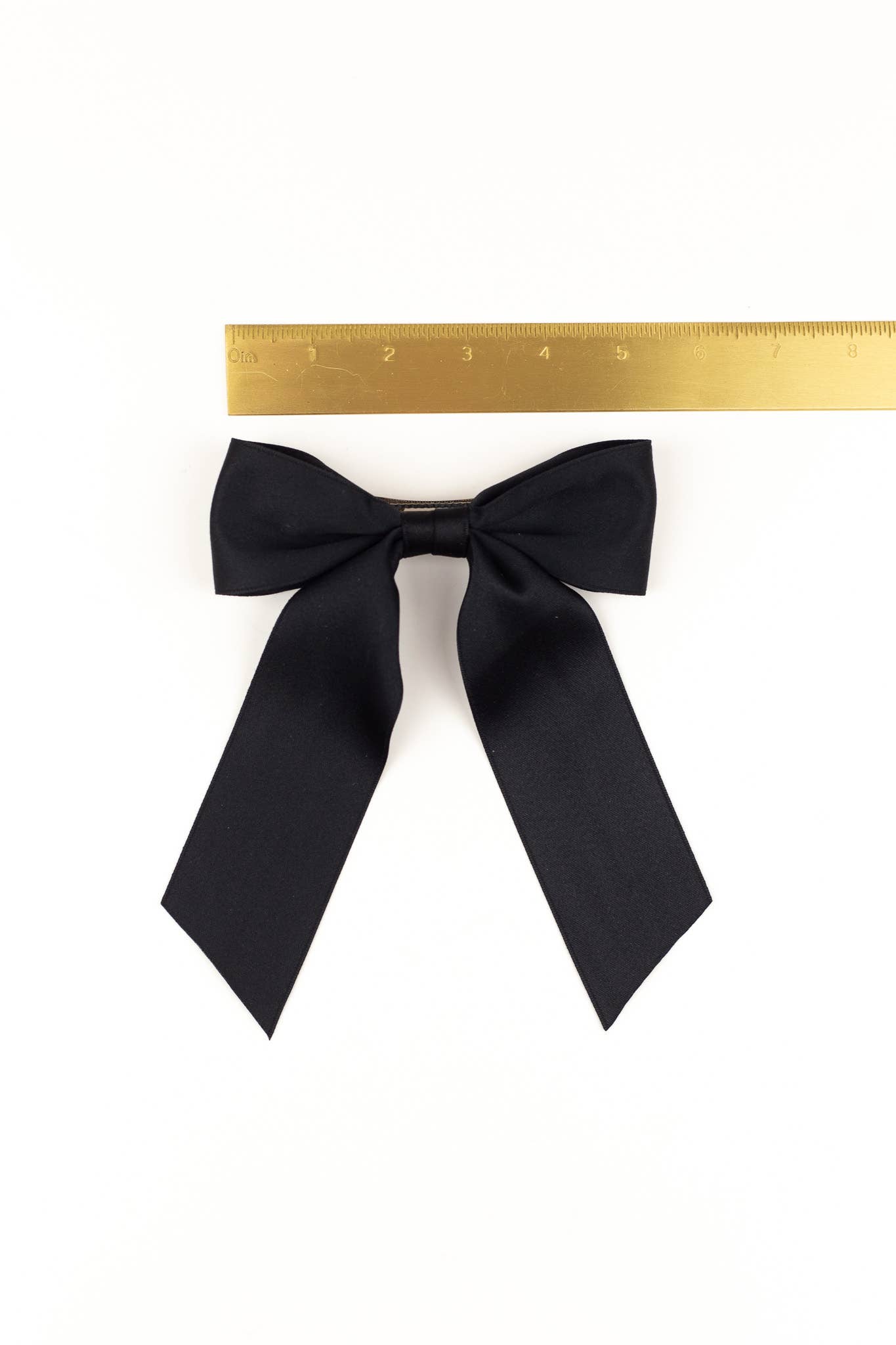 SPRING '24: Grace & Grandeur Bailee Satin Bow Barrette: Lavender