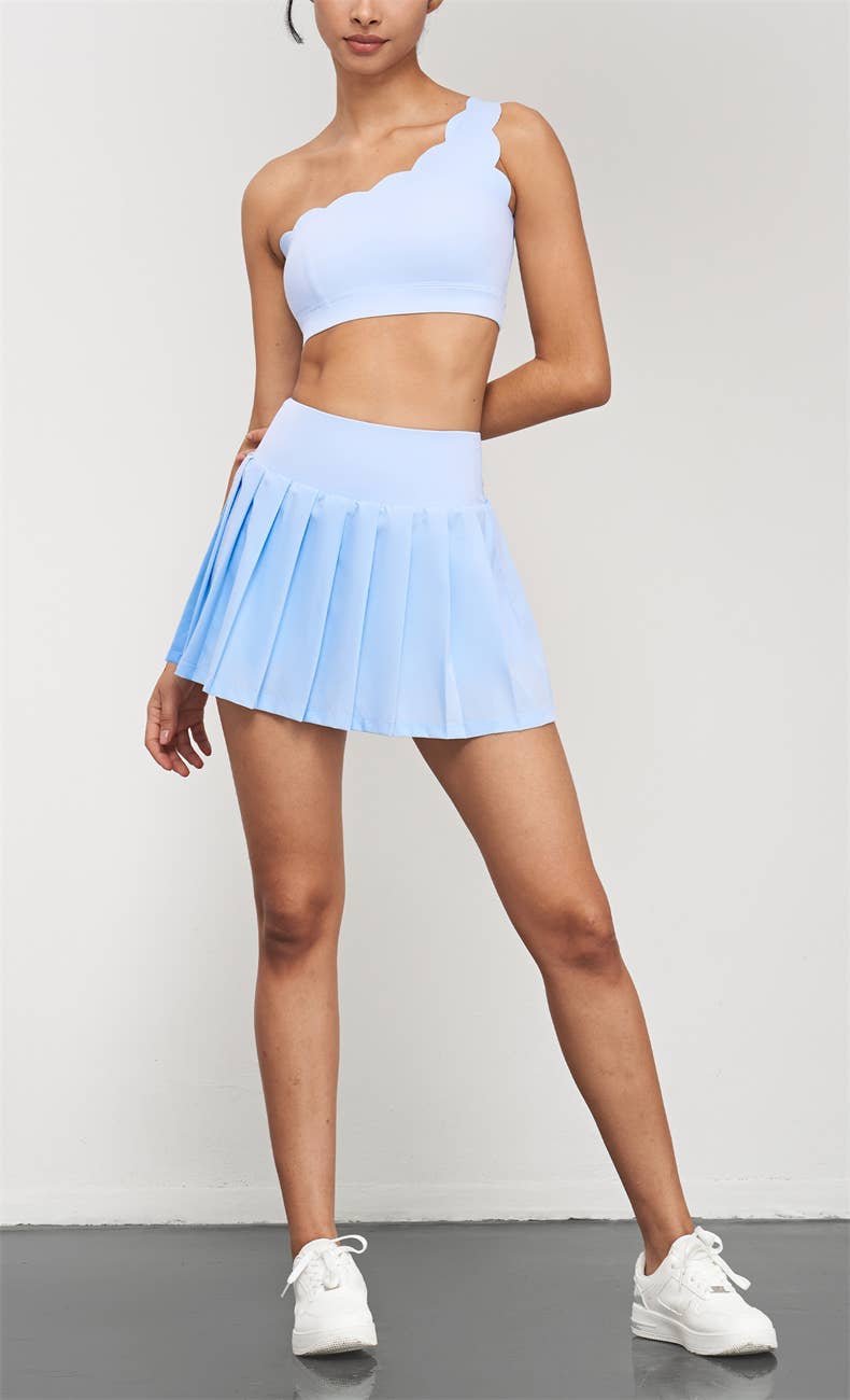 Helena Scallop One Shoulder Sports Bra