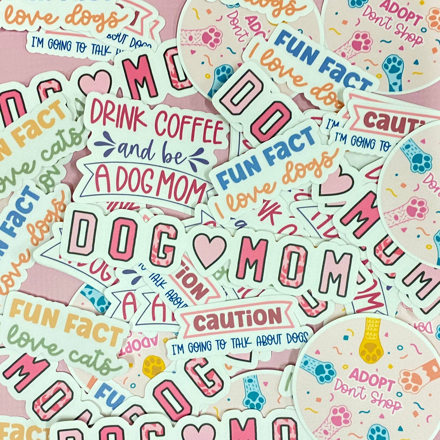 Fun Fact: I Like Dogs Die Cut Sticker
