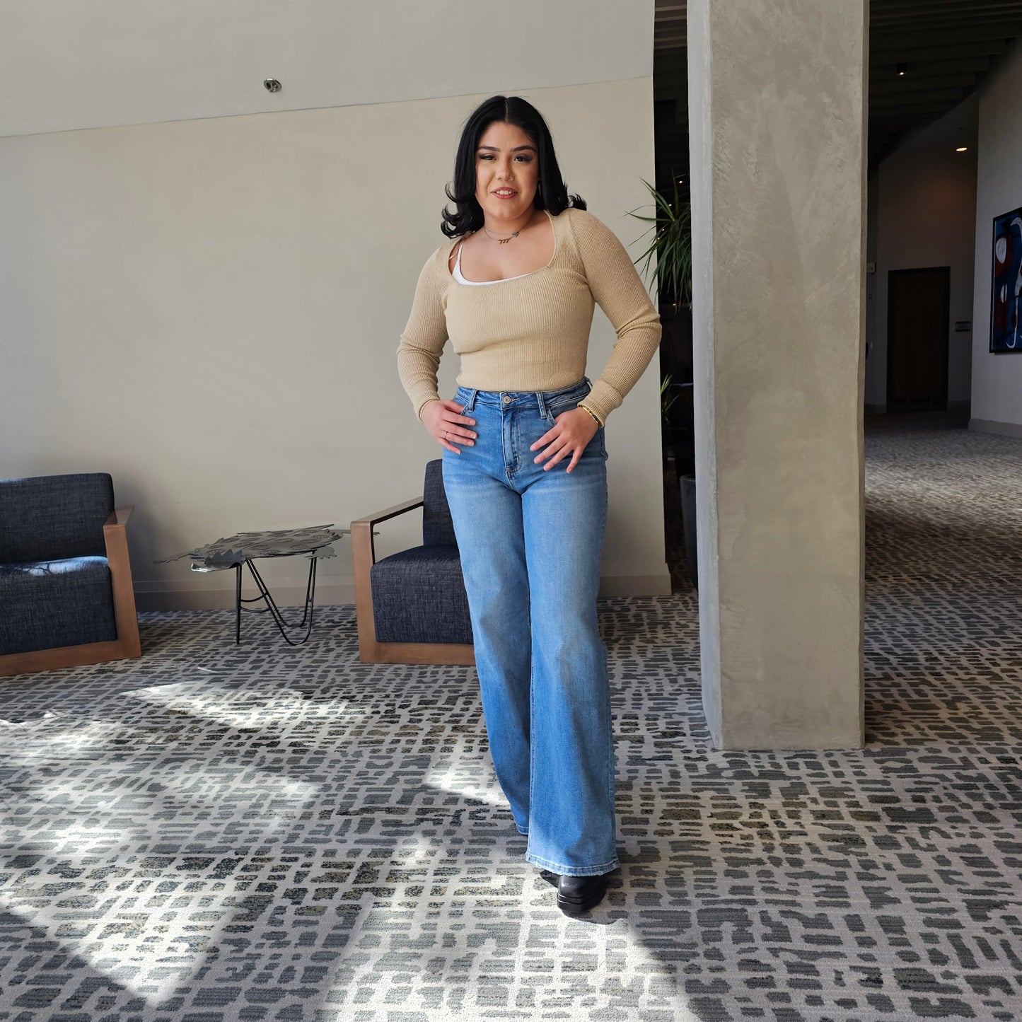 Astra Square Neck Pullover
