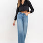 RIGHTEOUSLY High rise wide leg jeans