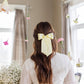 SPRING '24: Grace & Grandeur Bailee Satin Bow Barrette: Lavender
