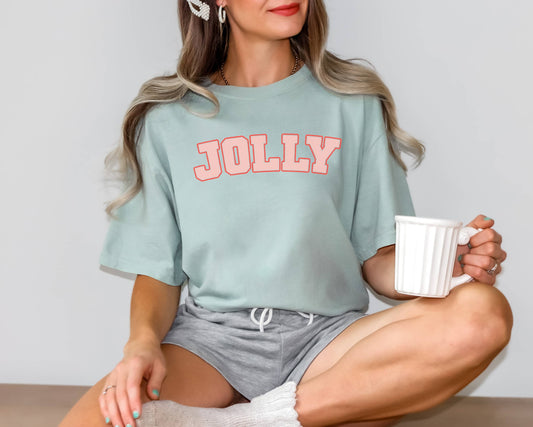 Jolly Crew Neck Tee in Bay