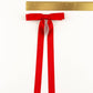 SPRING '24: Grace & Grandeur Micro Alice Satin Bow Barrette: Black
