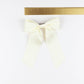 SPRING '24: Grace & Grandeur Bailee Satin Bow Barrette: Lavender