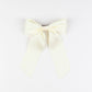SPRING '24: Grace & Grandeur Bailee Satin Bow Barrette: Lavender