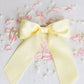 SPRING '24: Grace & Grandeur Bailee Satin Bow Barrette: Lavender