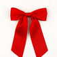 SPRING '24: Grace & Grandeur Bailee Satin Bow Barrette: Lavender