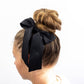 SPRING '24: Grace & Grandeur Bailee Satin Bow Barrette: Lavender