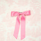 SPRING '24: Grace & Grandeur Florence Satin Bow: Plaza Pink
