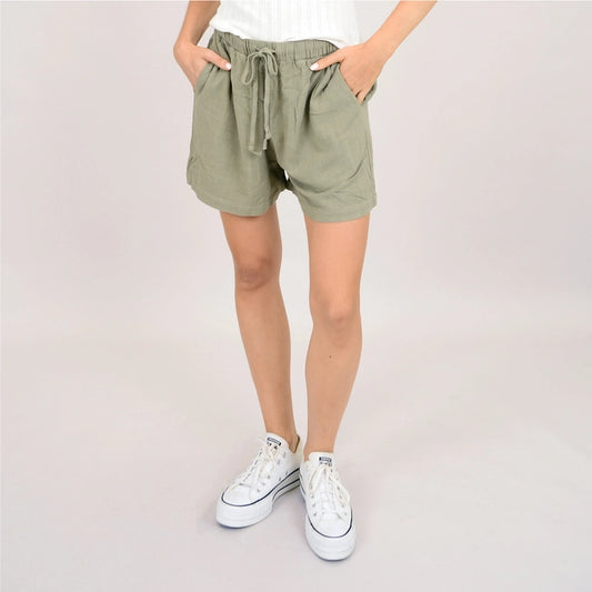 Sam Linen Blend Shorts