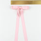 SPRING '24: Grace & Grandeur Micro Alice Satin Bow Barrette: Black