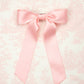 SPRING '24: Grace & Grandeur Florence Satin Bow: Plaza Pink