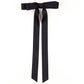 SPRING '24: Grace & Grandeur Micro Alice Satin Bow Barrette: Black