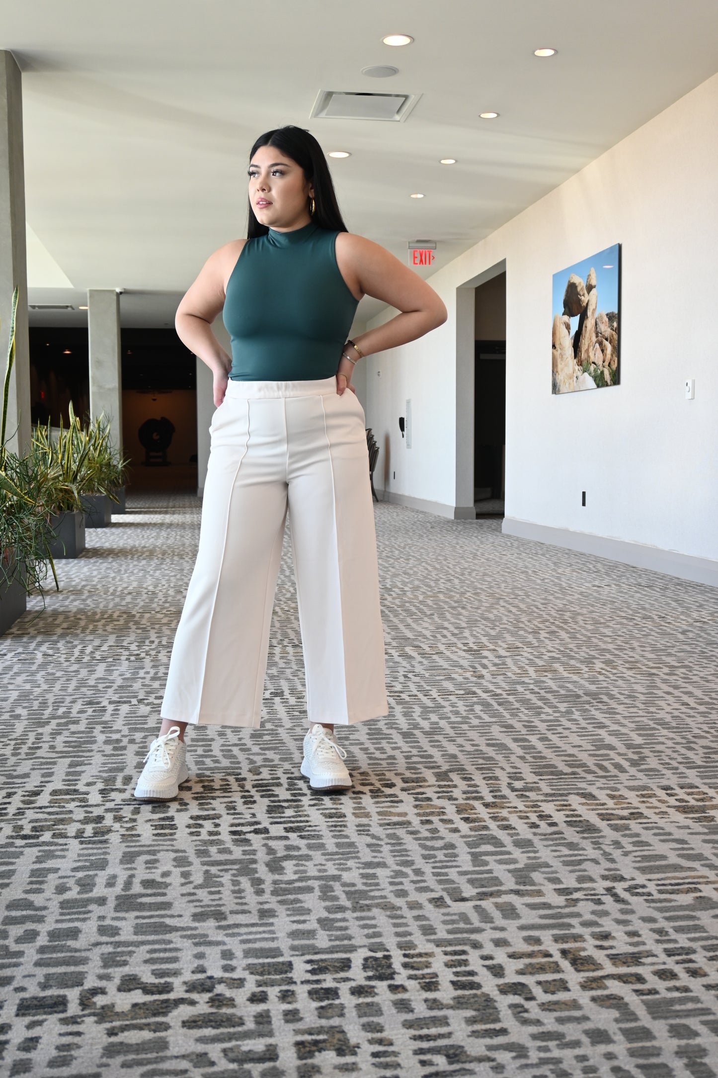 Wynia Pin Tuck Pant