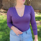 Valentina Deep V Long Sleeve