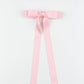 SPRING '24: Grace & Grandeur Micro Alice Satin Bow Barrette: Black