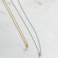 Breast Cancer Awareness Ribbon Pendant Necklaces: Gold