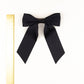 SPRING '24: Grace & Grandeur Bailee Satin Bow Barrette: Lavender