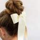 SPRING '24: Grace & Grandeur Bailee Satin Bow Barrette: Lavender