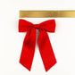 SPRING '24: Grace & Grandeur Bailee Satin Bow Barrette: Lavender