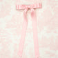 SPRING '24: Grace & Grandeur Micro Alice Satin Bow Barrette: Black