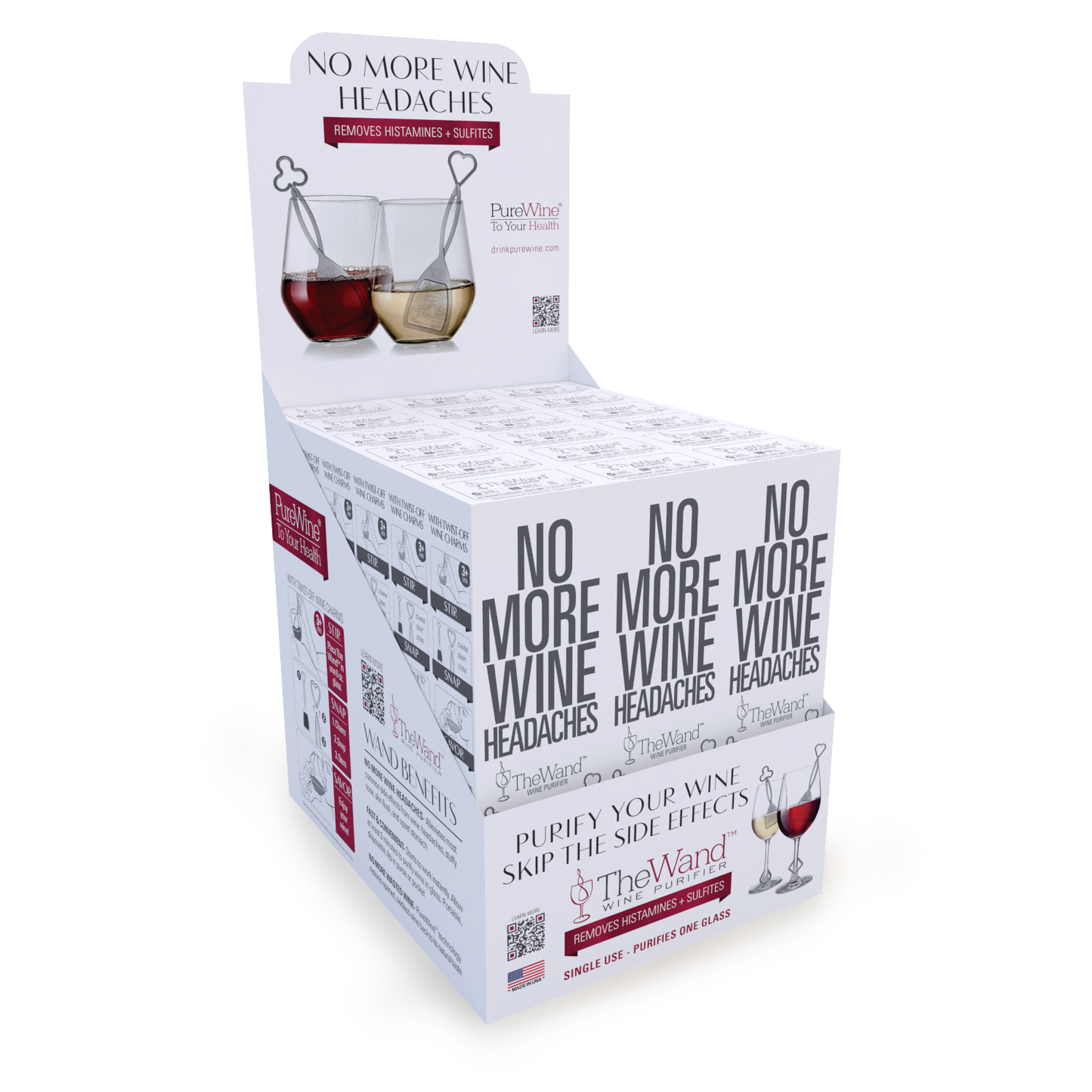 The Wand™ Wine Purifier 3-Pack, Silver