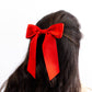 SPRING '24: Grace & Grandeur Bailee Satin Bow Barrette: Lavender