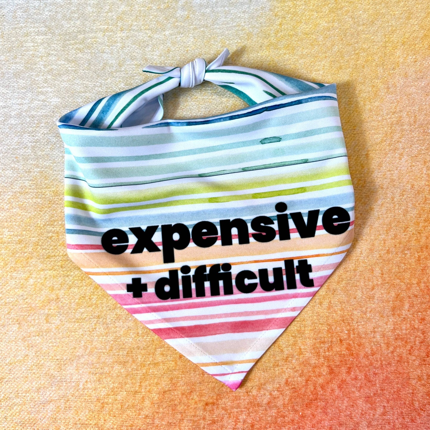 Expensive & Difficult | Funny Dog Bandana
