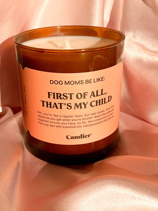 DOG MOM CANDLE